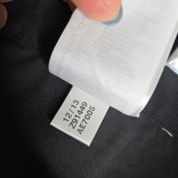 Adidas 38×32 NWT 3 Stripes pants BlacknWhite Flat front GolfCasual ActiveOutdoor - Picture 10 of 12